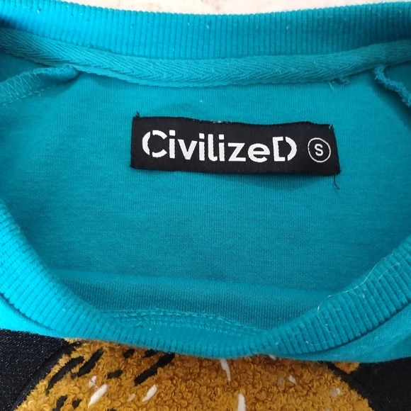 Civilized Sugar Daddy Bear Money Stacks Men's Small Crew Neck Sweater - Picture 8 of 11